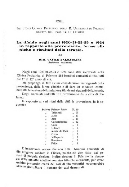 La pediatria periodico mensile indirizzato al progresso degli studi sulle malattie dei bambini