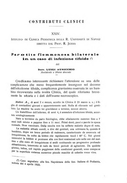 La pediatria periodico mensile indirizzato al progresso degli studi sulle malattie dei bambini