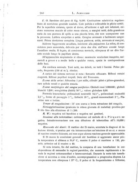 La pediatria periodico mensile indirizzato al progresso degli studi sulle malattie dei bambini