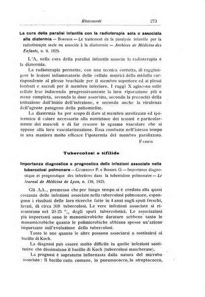 La pediatria periodico mensile indirizzato al progresso degli studi sulle malattie dei bambini