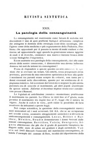 La pediatria periodico mensile indirizzato al progresso degli studi sulle malattie dei bambini