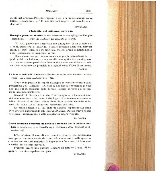 La pediatria periodico mensile indirizzato al progresso degli studi sulle malattie dei bambini