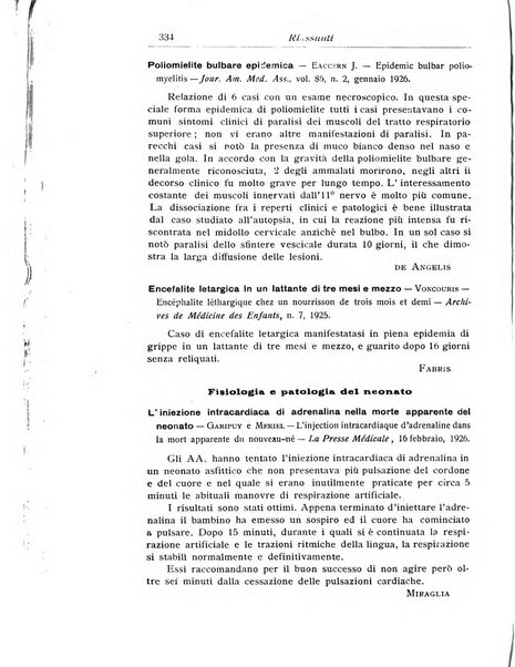 La pediatria periodico mensile indirizzato al progresso degli studi sulle malattie dei bambini