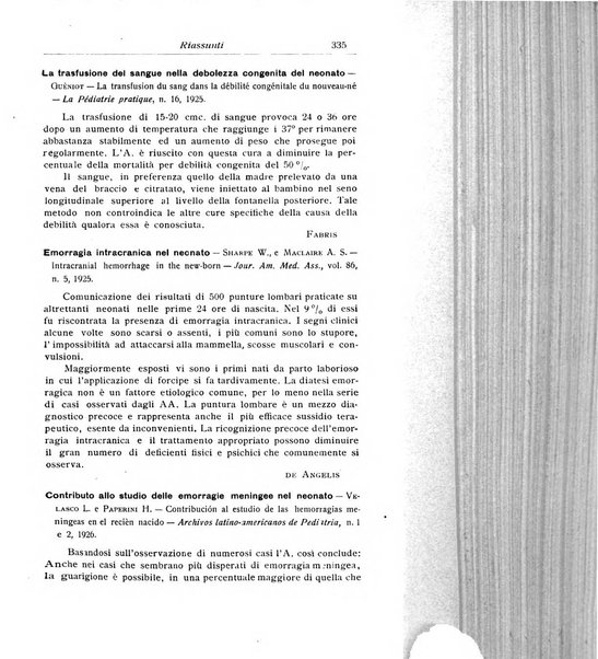 La pediatria periodico mensile indirizzato al progresso degli studi sulle malattie dei bambini