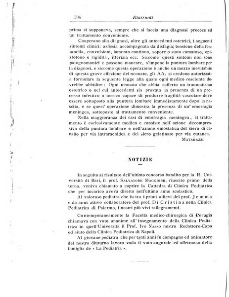 La pediatria periodico mensile indirizzato al progresso degli studi sulle malattie dei bambini