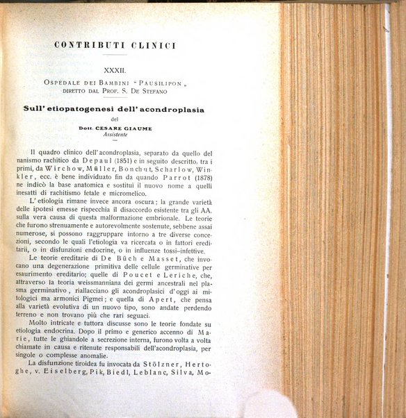 La pediatria periodico mensile indirizzato al progresso degli studi sulle malattie dei bambini