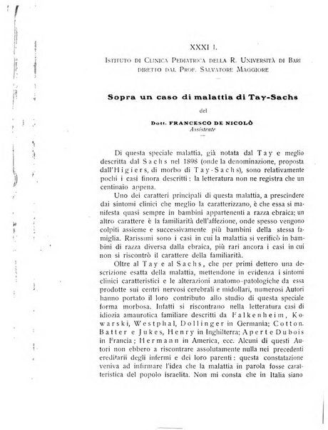 La pediatria periodico mensile indirizzato al progresso degli studi sulle malattie dei bambini