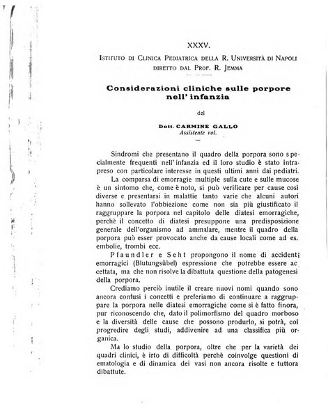 La pediatria periodico mensile indirizzato al progresso degli studi sulle malattie dei bambini