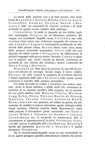 La pediatria periodico mensile indirizzato al progresso degli studi sulle malattie dei bambini