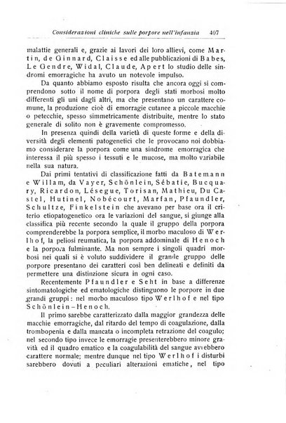 La pediatria periodico mensile indirizzato al progresso degli studi sulle malattie dei bambini