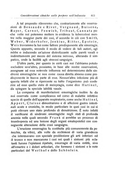 La pediatria periodico mensile indirizzato al progresso degli studi sulle malattie dei bambini