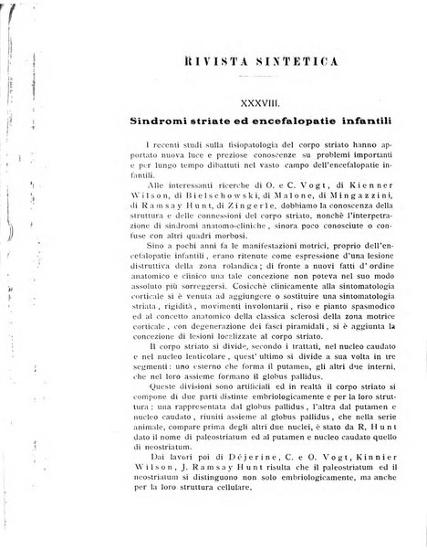 La pediatria periodico mensile indirizzato al progresso degli studi sulle malattie dei bambini