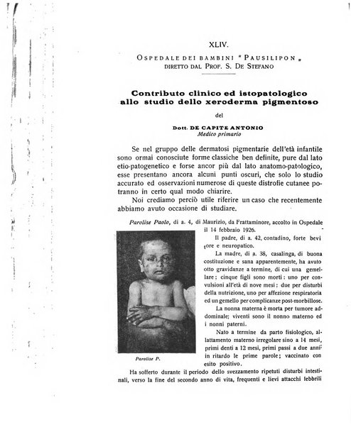 La pediatria periodico mensile indirizzato al progresso degli studi sulle malattie dei bambini