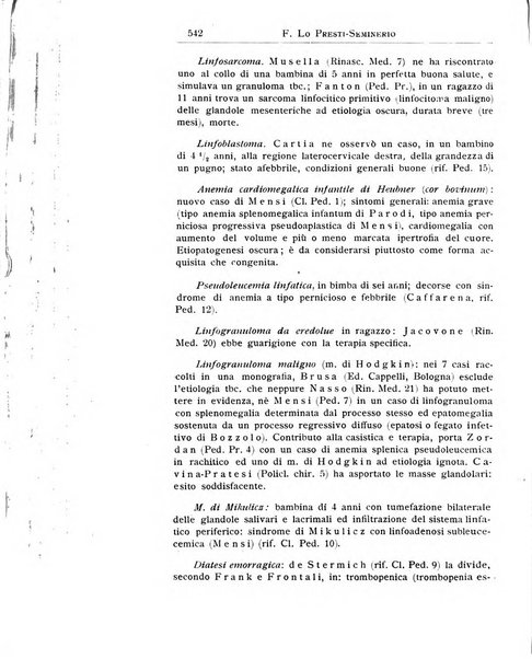 La pediatria periodico mensile indirizzato al progresso degli studi sulle malattie dei bambini