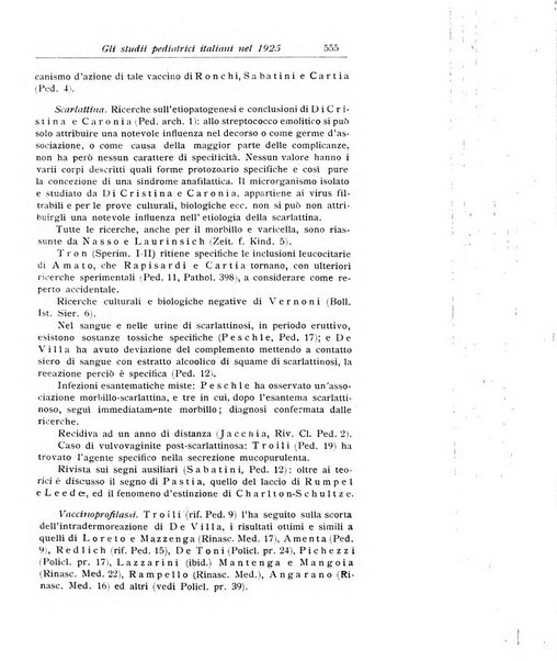 La pediatria periodico mensile indirizzato al progresso degli studi sulle malattie dei bambini