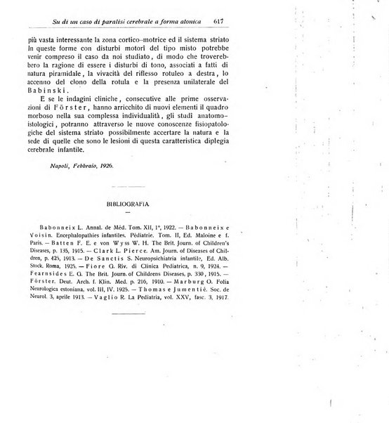 La pediatria periodico mensile indirizzato al progresso degli studi sulle malattie dei bambini