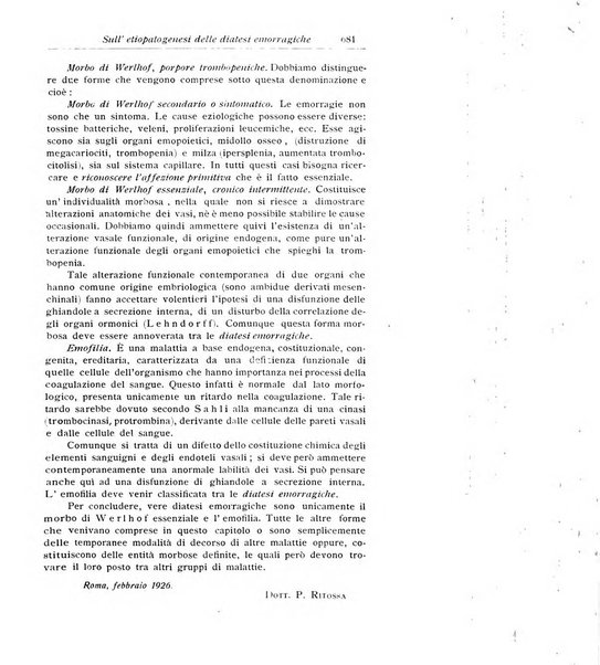 La pediatria periodico mensile indirizzato al progresso degli studi sulle malattie dei bambini