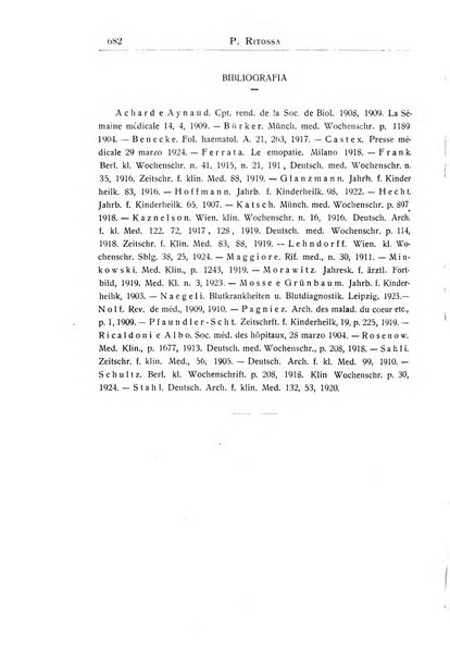 La pediatria periodico mensile indirizzato al progresso degli studi sulle malattie dei bambini