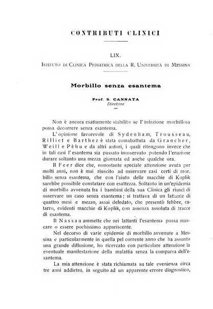 La pediatria periodico mensile indirizzato al progresso degli studi sulle malattie dei bambini