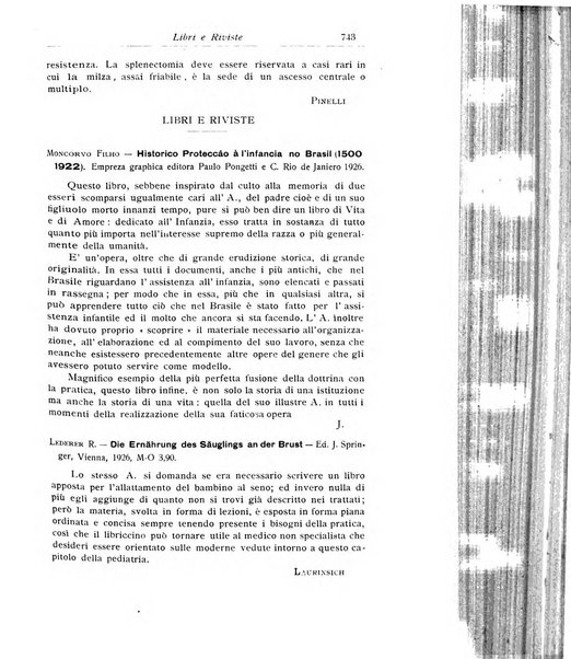 La pediatria periodico mensile indirizzato al progresso degli studi sulle malattie dei bambini