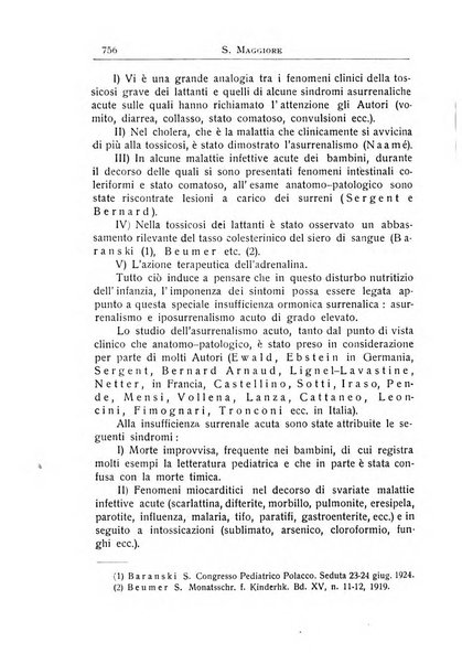 La pediatria periodico mensile indirizzato al progresso degli studi sulle malattie dei bambini