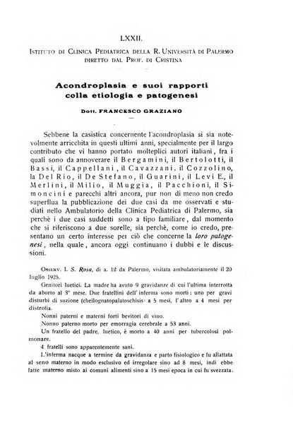 La pediatria periodico mensile indirizzato al progresso degli studi sulle malattie dei bambini