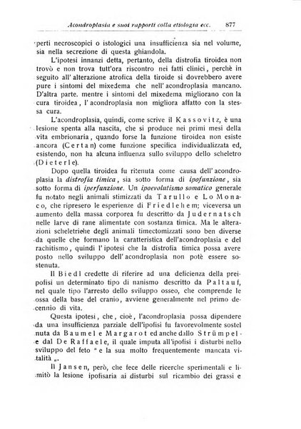 La pediatria periodico mensile indirizzato al progresso degli studi sulle malattie dei bambini