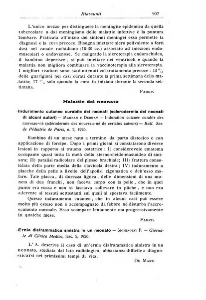 La pediatria periodico mensile indirizzato al progresso degli studi sulle malattie dei bambini