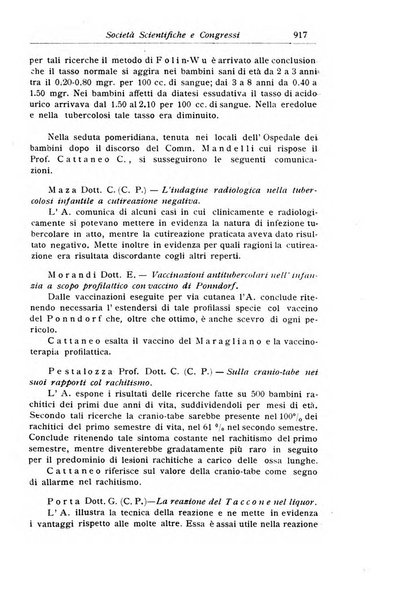 La pediatria periodico mensile indirizzato al progresso degli studi sulle malattie dei bambini