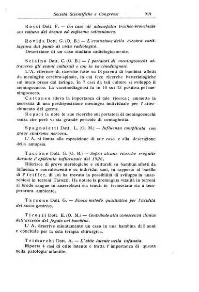 La pediatria periodico mensile indirizzato al progresso degli studi sulle malattie dei bambini