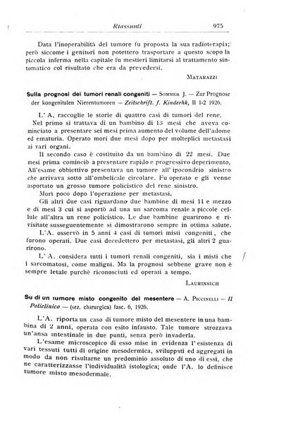 La pediatria periodico mensile indirizzato al progresso degli studi sulle malattie dei bambini