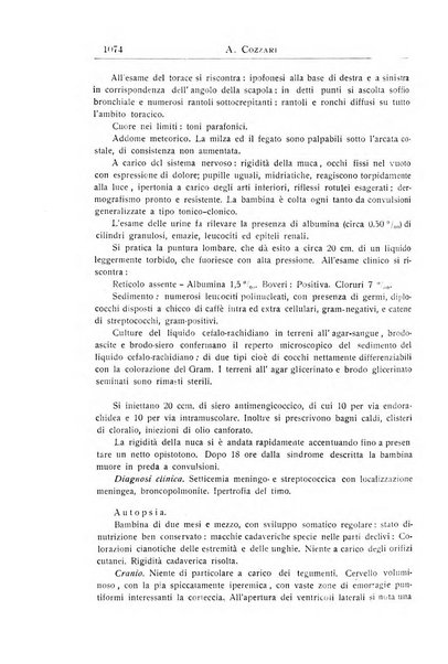 La pediatria periodico mensile indirizzato al progresso degli studi sulle malattie dei bambini