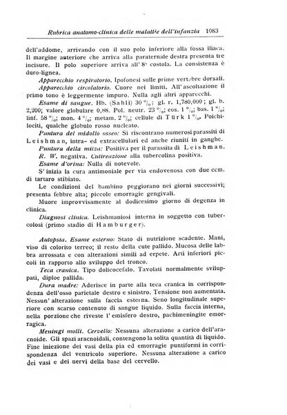 La pediatria periodico mensile indirizzato al progresso degli studi sulle malattie dei bambini