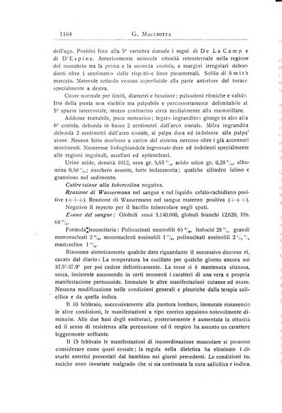 La pediatria periodico mensile indirizzato al progresso degli studi sulle malattie dei bambini