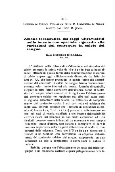 La pediatria periodico mensile indirizzato al progresso degli studi sulle malattie dei bambini