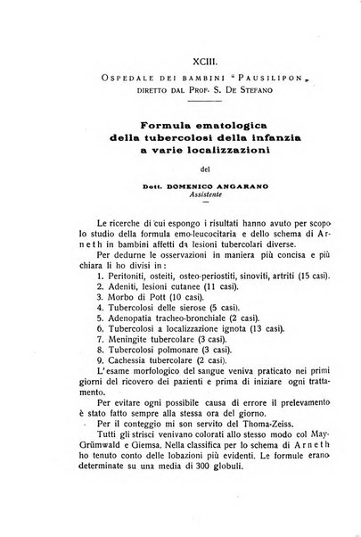 La pediatria periodico mensile indirizzato al progresso degli studi sulle malattie dei bambini