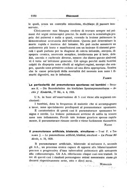 La pediatria periodico mensile indirizzato al progresso degli studi sulle malattie dei bambini