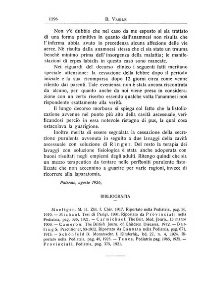 La pediatria periodico mensile indirizzato al progresso degli studi sulle malattie dei bambini