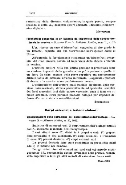 La pediatria periodico mensile indirizzato al progresso degli studi sulle malattie dei bambini