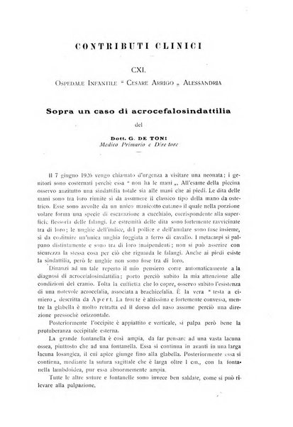 La pediatria periodico mensile indirizzato al progresso degli studi sulle malattie dei bambini