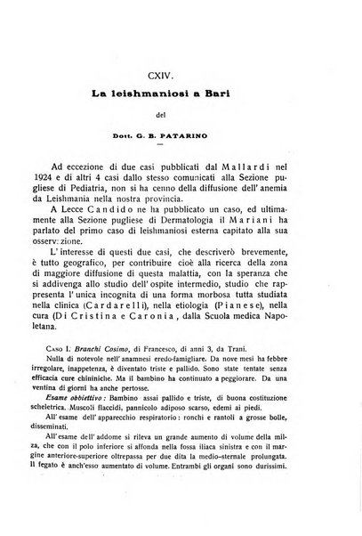 La pediatria periodico mensile indirizzato al progresso degli studi sulle malattie dei bambini