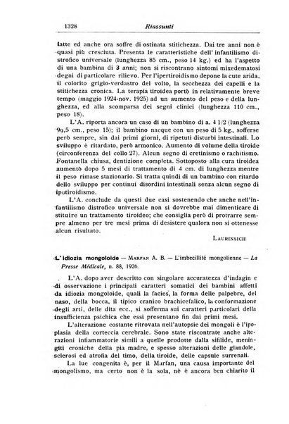 La pediatria periodico mensile indirizzato al progresso degli studi sulle malattie dei bambini