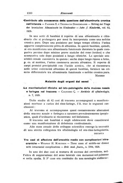 La pediatria periodico mensile indirizzato al progresso degli studi sulle malattie dei bambini