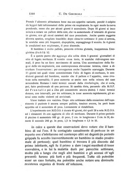 La pediatria periodico mensile indirizzato al progresso degli studi sulle malattie dei bambini