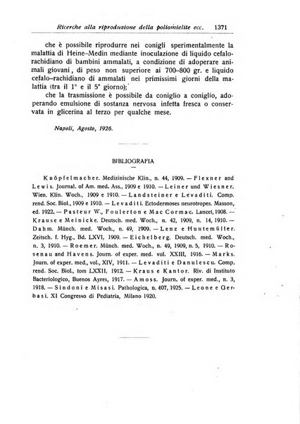 La pediatria periodico mensile indirizzato al progresso degli studi sulle malattie dei bambini