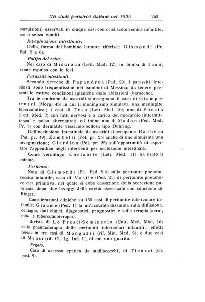 La pediatria periodico mensile indirizzato al progresso degli studi sulle malattie dei bambini