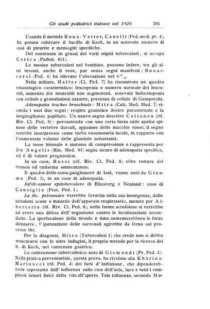 La pediatria periodico mensile indirizzato al progresso degli studi sulle malattie dei bambini