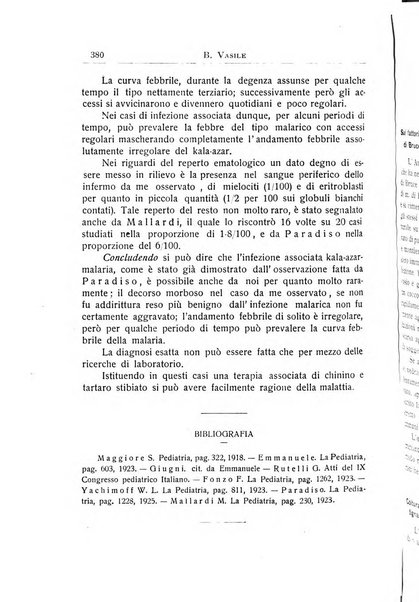 La pediatria periodico mensile indirizzato al progresso degli studi sulle malattie dei bambini