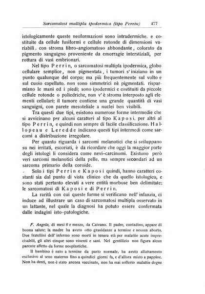 La pediatria periodico mensile indirizzato al progresso degli studi sulle malattie dei bambini