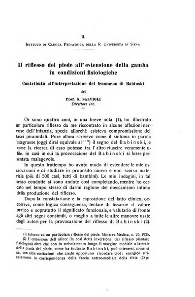 La pediatria periodico mensile indirizzato al progresso degli studi sulle malattie dei bambini